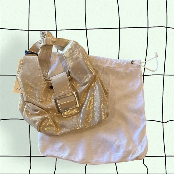 blaque Shiny Suede Mini Hobo Bag - Picture 7 of 8